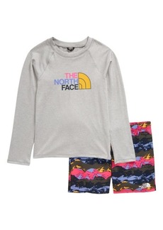 The North Face Kids' Amphibious Sun Two-Piece Rashguard Swimsuit Set