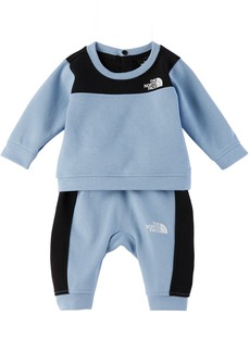 The North Face Kids Baby Blue Tech Crew Sweatsuit