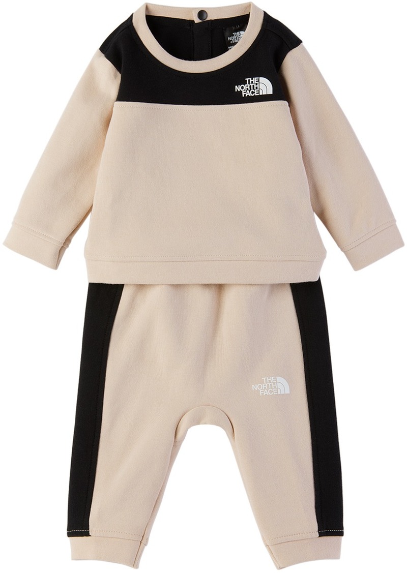 The North Face Kids Baby Pink TNF Tech Crew Sweatsuit