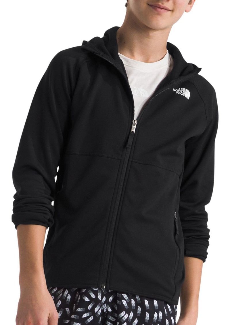 The North Face Kids' Canyonlands Full-Zip Fleece Hoodie, XS, Black