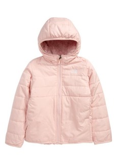 The North Face Kids' Mossbud Swirl Reversible Water Repellent Hooded Jacket