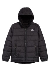The North Face Kids' Mount Chimborazo Repellent Water Resistant Hooded Jacket in Tnf Black/Tnf Black at Nordstrom