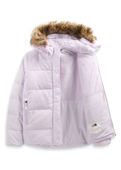 The North Face Kids' North 600 Fill Power Down Parka with Faux Fur Trim