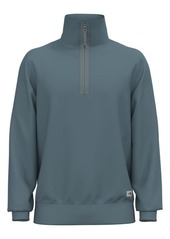 The North Face Longs Peak Half Zip Pullover in Goblin Blue Heather at Nordstrom