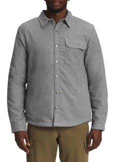 The North Face Men's Campshire Fleece Shirt Jacket, Large, Gray