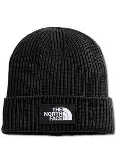 The North Face Tnf Logo Box Cuffed Beanie - Tnf Black