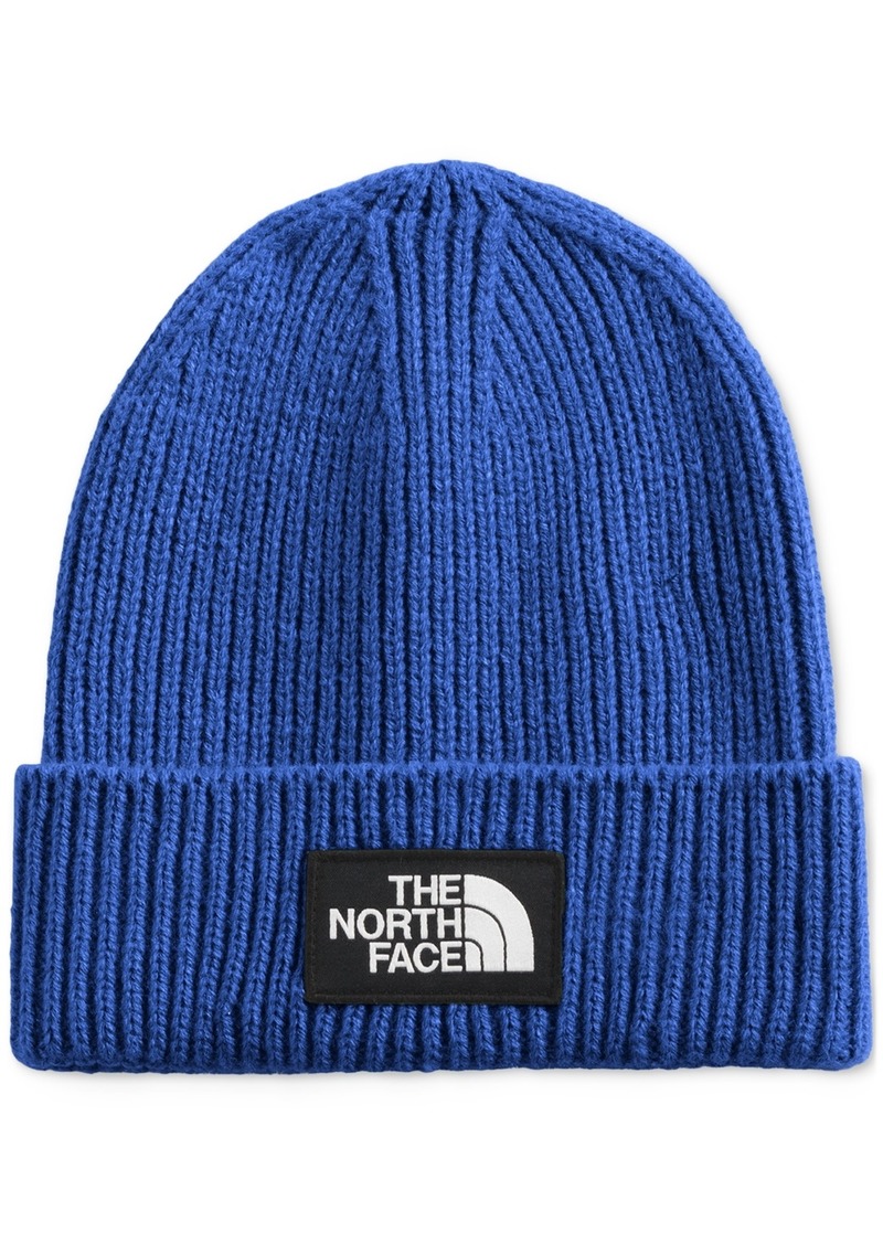 The North Face Tnf Logo Box Cuffed Beanie - Tnf Blue