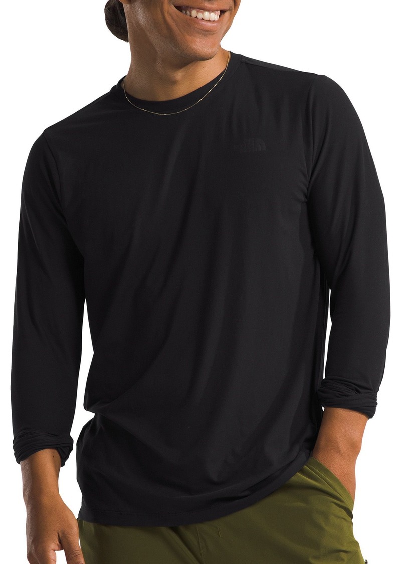 The North Face Men's Dune Sky Long Sleeve Crewneck Shirt, Small, Black
