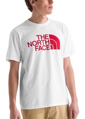 The North Face Men's Half-Dome Logo T-Shirt - TNF Medium Gray Heather, White