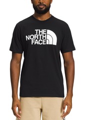 The North Face Men's Half-Dome Logo T-Shirt - TNF Medium Gray Heather, White