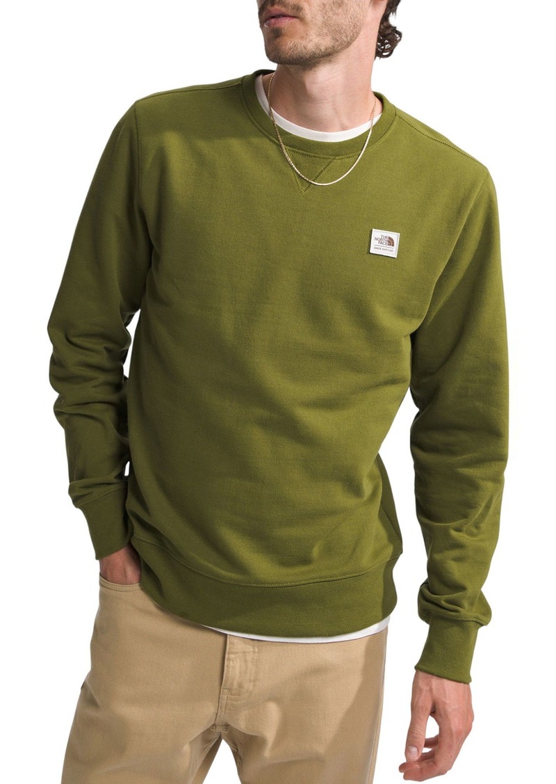 The North Face Men's Heritage Patch Crew, Medium, Green | Father's Day Gift Idea