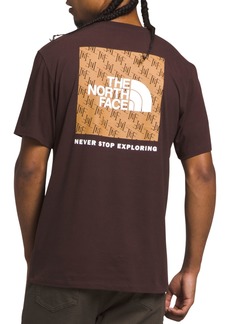 The North Face Men's Monogram Box NSE Short Sleeve T-Shirt, Medium, Brown