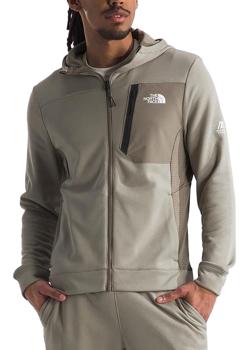 The North Face Men's Mountain Athletics Fleece Full-Zip Jacket, Small, Gray