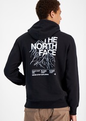 The North Face Men's Mountain Peaks Standard-Fit Printed Hoodie - Gravel