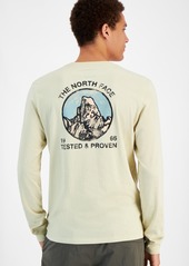 The North Face Men's Mountain Tested Graphic Long-Sleeve T-Shirt - Gravel