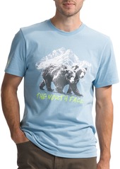 The North Face Men's Short Sleeve Bears Graphic T-Shirt, Small, Blue
