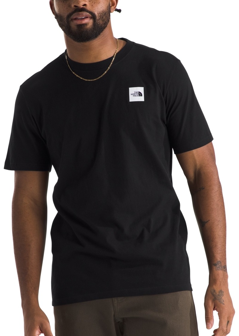 The North Face Men's Short-Sleeve Box Logo T-Shirt - TNF Black, White