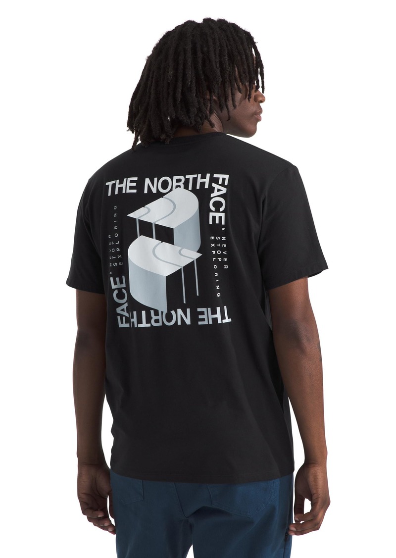 THE NORTH FACE Men’s Short-Sleeve Brand Proud Tee (Standard and Big Size) TNF Black