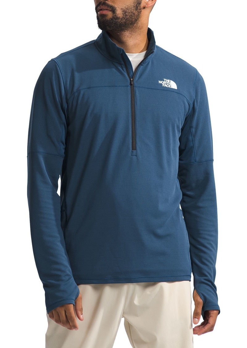 The North Face Men's Sunriser 1/4  Zip Shirt, Large, Blue