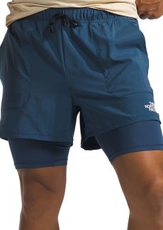 The North Face Men's Sunriser 2-in-1 Shorts, Large, Blue