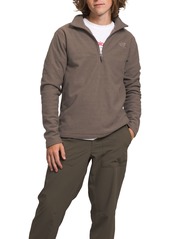 The North Face Men's Textured Cap Rock Fleece 1/4 Zip Pullover, Small, Gray