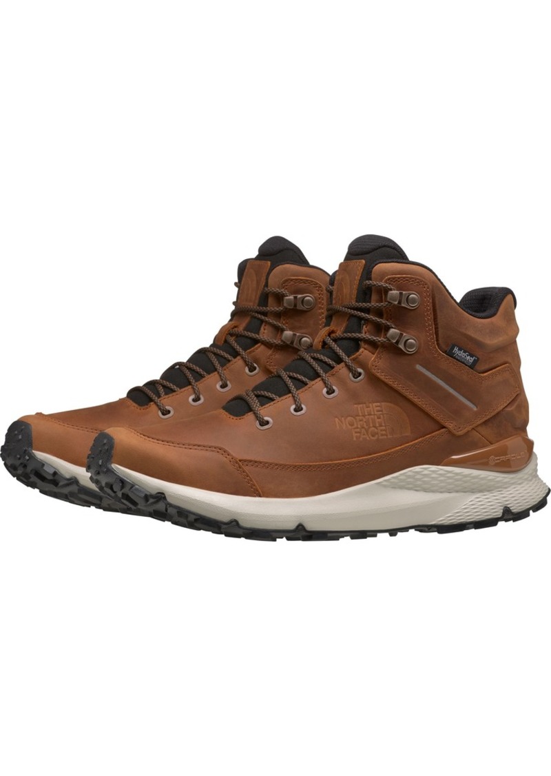 The North Face Men's Vals Mid Leather Waterproof Hiking Boots, Size 14, Brown