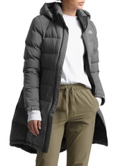 The North Face Metropolis III Water Repellent 550 Fill Power Down Hooded Parka in Tnf Medium Grey Heather at Nordstrom