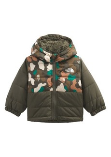 The North Face Mount Chimbo Water Repellent Reversible Hooded Jacket in New Taupe Green at Nordstrom