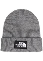 The North Face logo-patch ribbed beanie