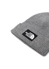 The North Face logo-patch ribbed beanie