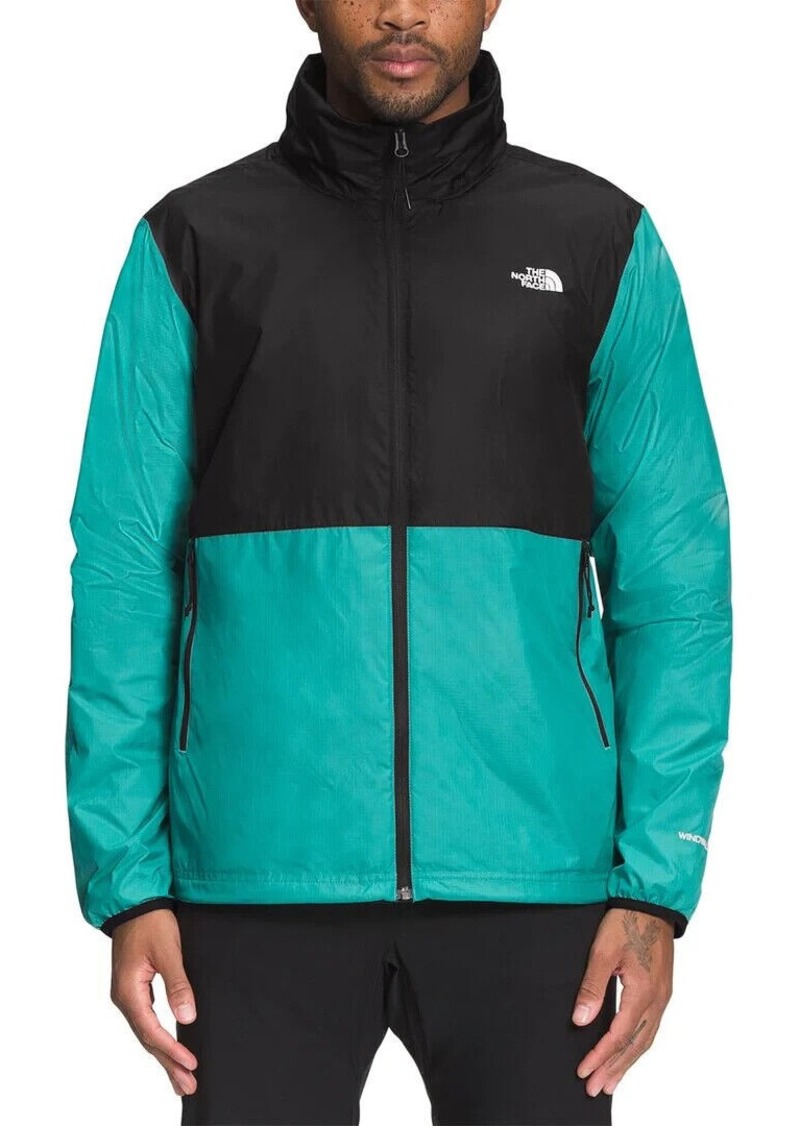 The North Face NF0A7QCX4HW Men's Black/Mint Alamosa Wind Jacket Size S ONF1152