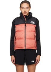 The North Face Pink & Black 1996 Retro Nuptse Down Vest