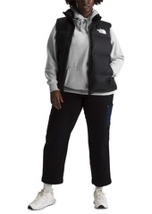 The North Face Plus Size Box Long-Sleeve Logo Hoodie - Tnf Light Grey Heather/tnf Black