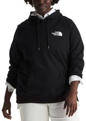 The North Face Plus Size Box Long-Sleeve Logo Hoodie - Tnf Black/tnf White