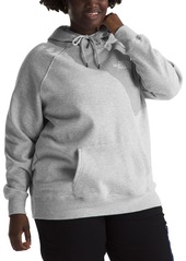 The North Face Plus Size Box Long-Sleeve Logo Hoodie - Tnf Black/tnf White