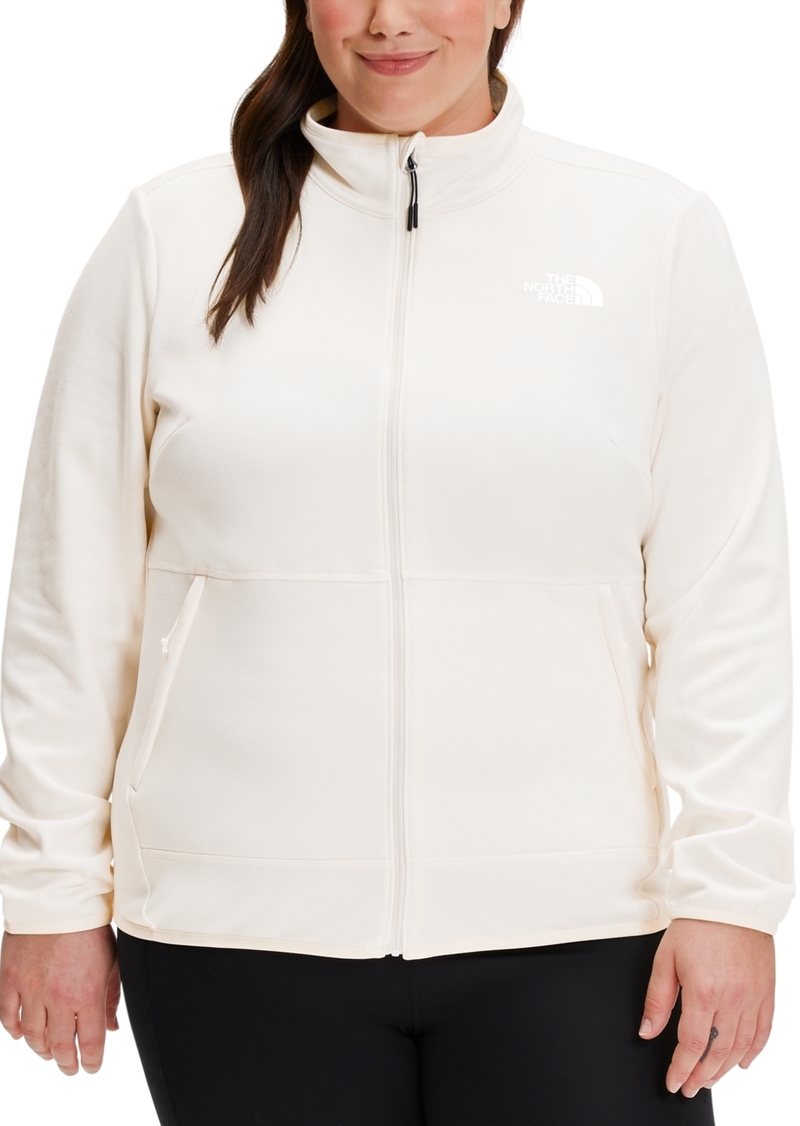 The North Face Plus Size Canyonlands Full-Zip Jacket - Gardenia White