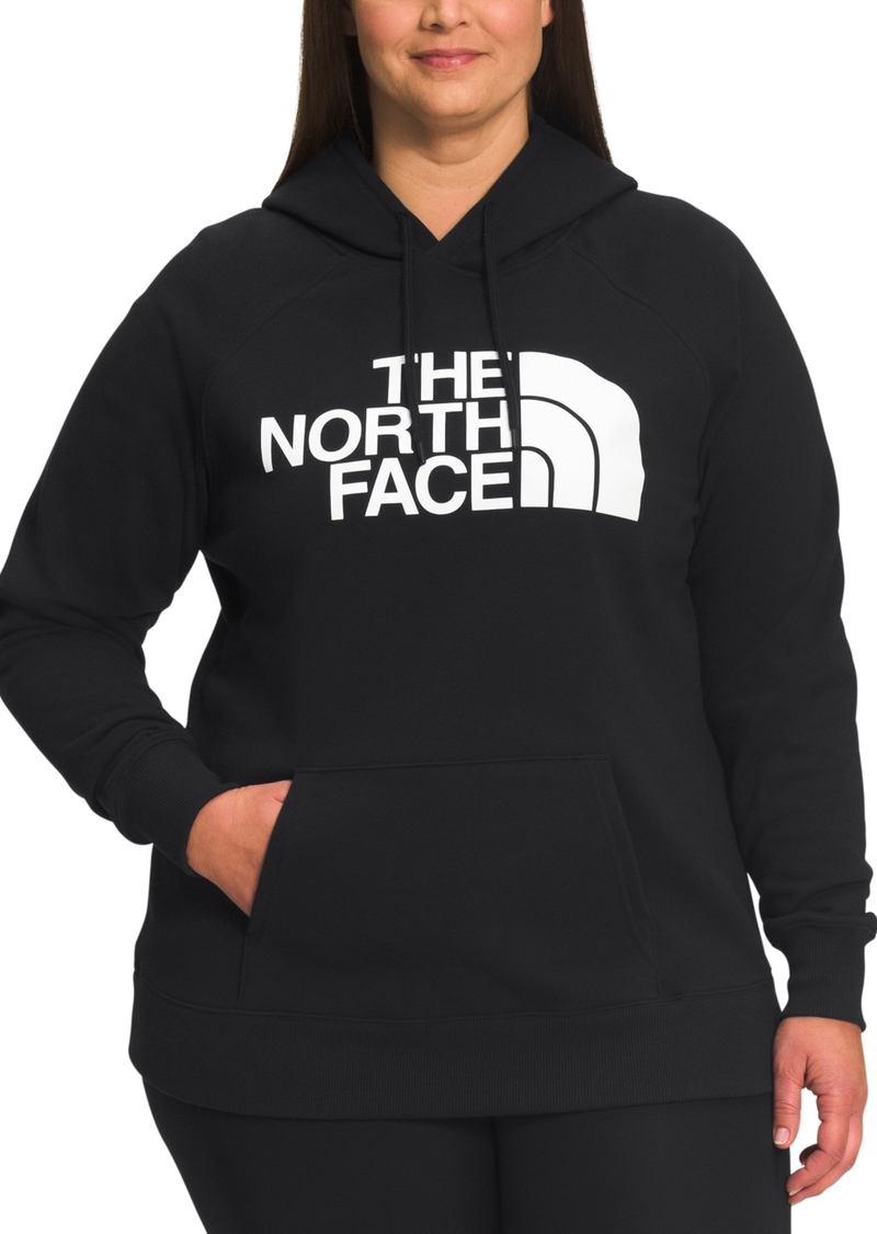 The North Face Plus Size Half Dome Pullover Hoodie - Tnf Black/tnf White