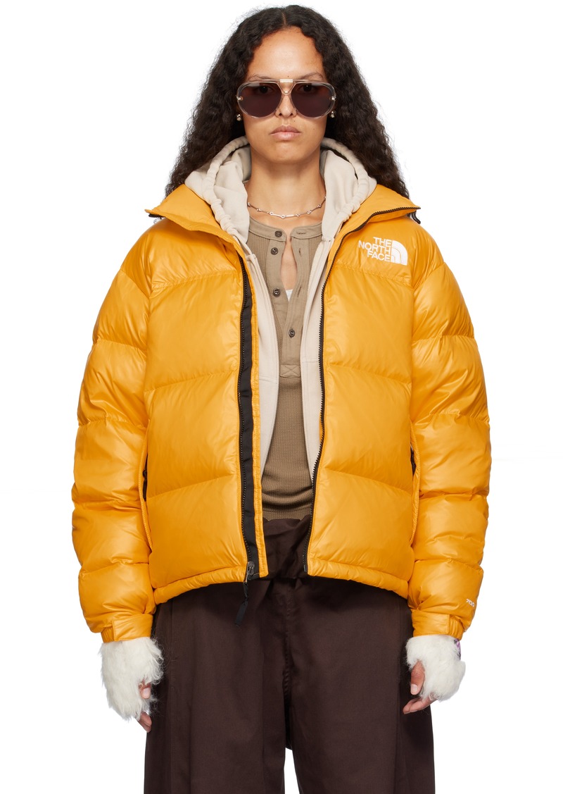 The North Face SSENSE Exclusive Yellow 1996 Retro Shine Nuptse Down Jacket