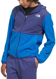 The North Face Teen Glacier Full Zip Hooded Jacket, Boys', XS, Blue