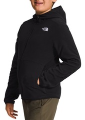 The North Face Teen Glacier Full Zip Hooded Jacket, Boys', XS, Blue
