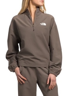 The North Face Tekware Grid Water Repellent Quarter Zip Pullover