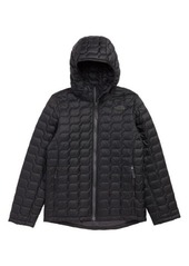 The North Face ThermoBall&trade; PrimaLoft® Hooded Jacket in Tnf Black/Black at Nordstrom