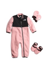 The North Face Unisex Denali Coverall, Mittens & Booties Three Piece Set - Baby