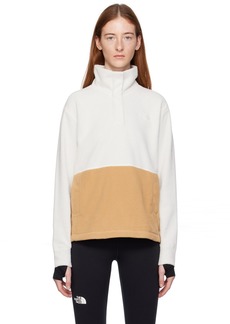 The North Face White & Beige Pali Sweater