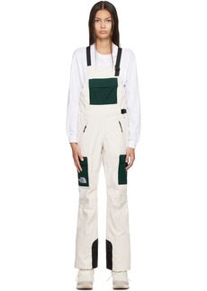The North Face White Dragline Bibs Pants