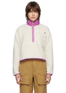 The North Face White Extreme Pile Sweatshirt