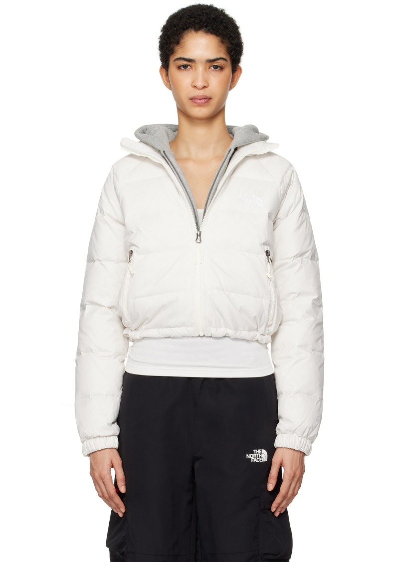 The North Face White Hydrenalite Short Down Jacket