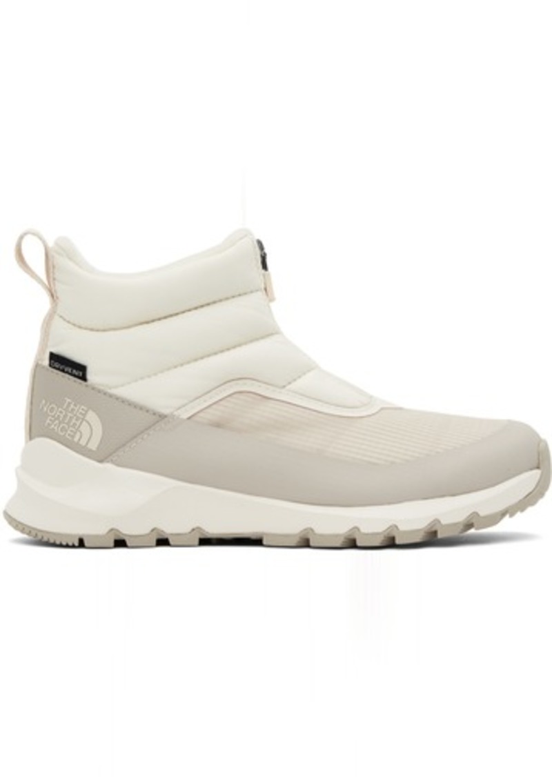 The North Face White ThermoBall Progressive Zip II Boots