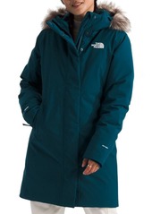 The North Face Women's Arctic Parka, XL, Almond Butter/Almond Butter TNF Monogram Large Print