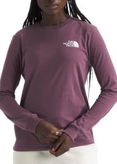 The North Face Women's Brand Proud Long Sleeve T-Shirt, XS, Purple